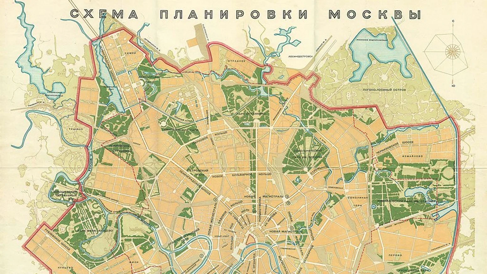 Филипп Смирнов изучает генеральный план реконструкции Москвы 1935 года